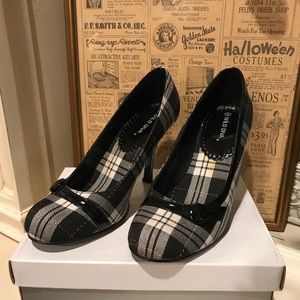 Wild Diva Plaid Heels